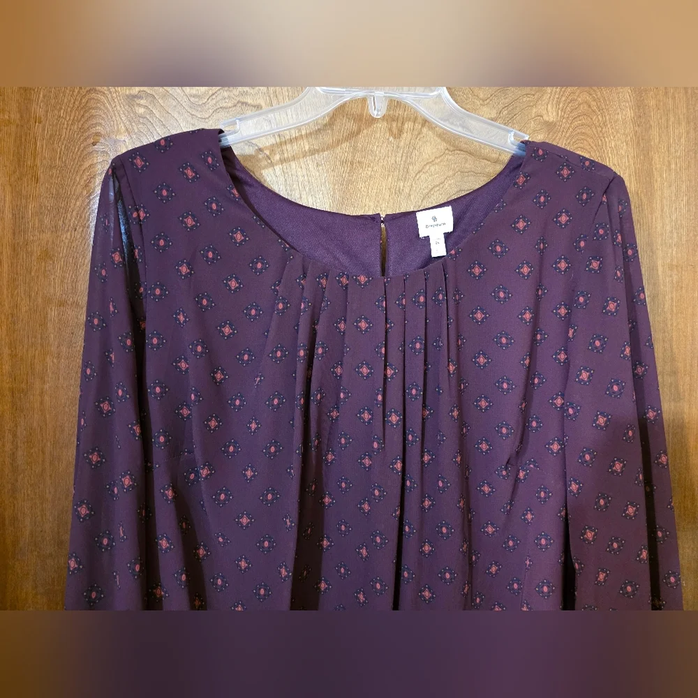 NWOT Dressbarn Size 2X Long Sleeve Blouse - Picture 11 of 12